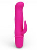 Vibrator mini dublu PRETTY LOVE Blithe, pentru stimularea vaginală și clitoridiană, 10 funcții de vibrație, culoarea roz, 12.7 cm
