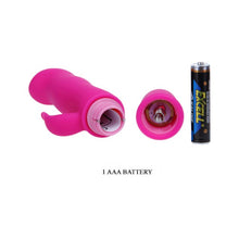 Vibrator mini dublu PRETTY LOVE Blithe, pentru stimularea vaginală și clitoridiană, 10 funcții de vibrație, culoarea roz, 12.7 cm