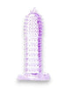 Manșon pentru penis BAILE Penis Sleeve, pentru stimulare intensă și îngroșare, lungime 14 cm, din silicon, mov
