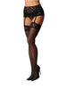 Dresuri sexy OBSESSIVE Lecille, design cu benzi de dantelă neagră, culoare negru, mărime S/M