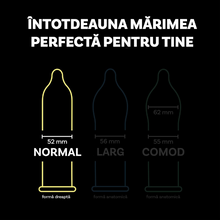 Prezervative BILLY BOY Extra Lube, din latex natural, extra-lubrifiate și rezistente, 52 mm, culoare transparent, 6 buc