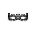 Mască OBSESSIVE, pentru jocuri erotice, din dantelă cu panglică fină din saten, culoare negru, mărime universală (model A701)