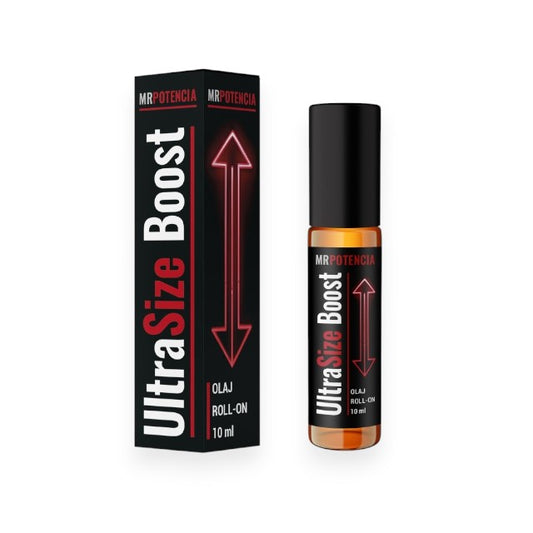 Ulei MR POTENCIA Ultra Size Boost, susține mărirea penisului, tip roll-on, cu uleiuri și extracte naturale, 10 ml