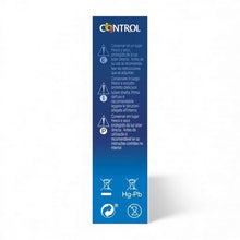 Inel vibrator pentru penis CONTROL Pleasure Vibes, pentru îmbunătățirea performanțelor sexuale, culoare albastru