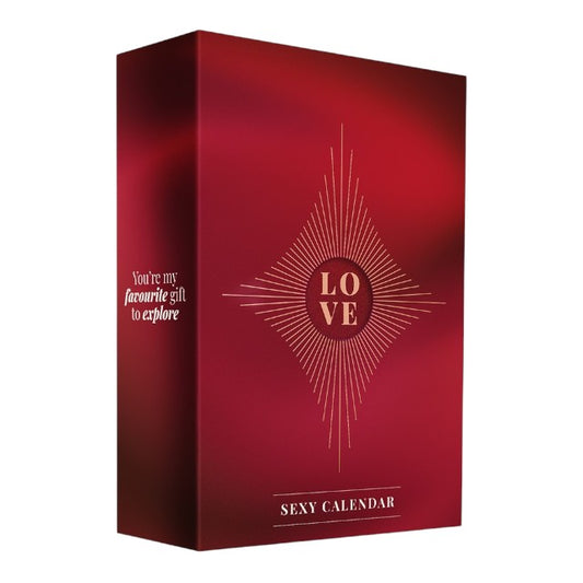 Set PLEASURE BOX Love Sexy Calendar, Advent pentru cupluri, conține jucării erotice, accesorii și cosmetice, 24 de surprize