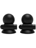 Ventuze vibratoare pentru sfârcuri TABOOM Vibrating Nipple Suckers, 7 funcții de vibrație, rezistente la apă, negru