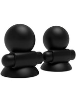 Ventuze vibratoare pentru sfârcuri TABOOM Vibrating Nipple Suckers, 7 funcții de vibrație, rezistente la apă, negru
