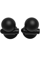 Ventuze vibratoare pentru sfârcuri TABOOM Vibrating Nipple Suckers, 7 funcții de vibrație, rezistente la apă, negru