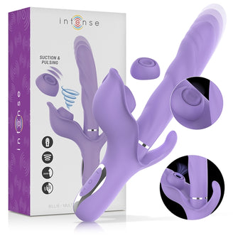 Vibrator multifunctional INTENSE Billie, cu stimulator dublu  si 40 de functii