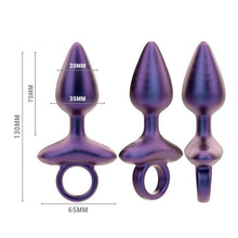 Vibrator anal INTENSE MICHAEL, control prin telecomanda, 10 functii de vibratie, rezistent la apa, din silicon mov, 13 cm