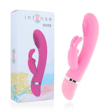 Vibrator INTENSE - SUSY cu stimulator si 7 functii de vibratii