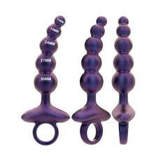 Vibrator anal INTENSE TITO, control prin telecomanda, 10 functii de vibratie, rezistent la apa, din silicon mov, 17.3 cm