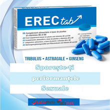 Capsule ErecTab, Labophyto, pentru erectie, libidou si virilitate, 20 capsule