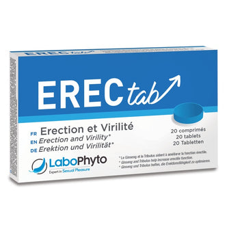 Capsule ErecTab, Labophyto, pentru erectie, libidou si virilitate, 20 capsule