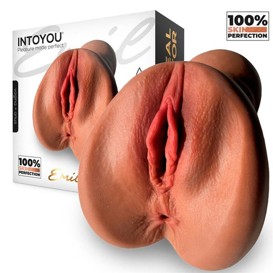 Masturbator INTOYOU LikeTrue EMIL, simulare vaginala si anala realista, material moale si flexibil pentru orice dimensiune