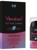 Gel INTT Vibration! Cotton Candy, pentru stimulare si excitare, cu efect de incalzire, Unisex, 15 ml