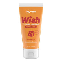 Lubrifiant cu aromă INTYMATE Wish Caramel, formulă naturală pe bază de apă, aromă de caramel, 100 ml