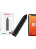 Vibrator bullet ONINDER Berlin, pentru stimularea clitorisului, control prin aplicatie, 9 functii de vibratie, rezistent la apa IPX7, negru