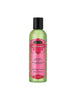 Ulei de masaj KAMASUTRA Naturals Strawberry Dreams, pentru masaj erotic, cu aromă de căpșuni, 59 ml