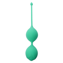 Bile de silicon KEGEL Balls - B Series, verde, 36 mm