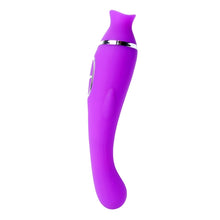 Vibrator stimulator Kelly Purple, cu 12 functii de vibrare si 8 moduri de aspirare, rezistent la apa