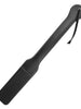 Paleta KINK - FINE LONG, pentru jocuri erotice BDSM, din piele, negru, 45.5 X 5.5 CM