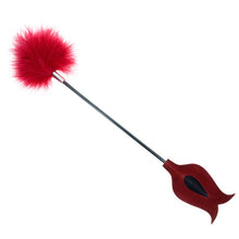 Paleta KINK - ROSE, pentru jocuri erotice BDSM, din piele cu puf, roz, 8 cm