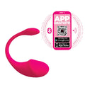 Ou vibrator LE CRUSH V5 App, pentru stimularea punctului G, control prin aplicație, 10 funcții de vibrație, rezistent la apă, roz