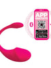 Ou vibrator LE CRUSH V5 App, pentru stimularea punctului G, control prin aplicație, 10 funcții de vibrație, rezistent la apă, roz