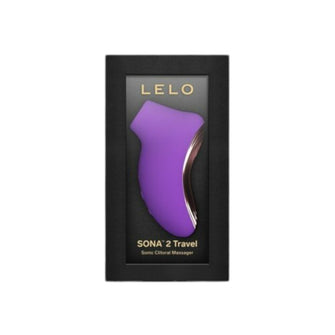 Vibrator LELO - Sona 2 Travel Clitoral, stimulare prin unde sonore clitoris, 12 functii, mov N12344