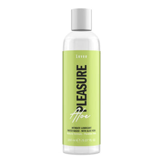 Lubrifiant LOVEE Aloe Pleasure, pe bază de apă, formulă naturală cu aloe vera, compatibil cu prezervative, 150 ml