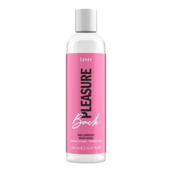 Lubrifiant anal LOVEE Back Pleasure, pe bază de apă, formulă naturală, fără parabeni, compatibil cu prezervative, 150 ml