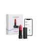 Vibrator bullet LOVENSE - EXOMOON, control prin aplicație, 10 moduri presetate, selectabile direct de pe dispozitiv, culoarea negru și roșu, 11.5 cm