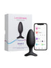 Plug anal LOVENSE - HUSH 2, control prin aplicație, cu 10 funcții de vibrare, lungime inserabilă 13 cm, diametru 5.7 cm, culoarea negru(mare)