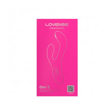 Vibrator rabbit LOVENSE Osci 3, cu stimulator dublu, control prin aplicație, funcție de încălzire, funcții de vibrație nelimitate, roz