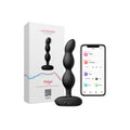 Dilatator LOVENSE - RIDGE, control prin aplicație, vibrații puternice si mișcari rotative până la 116 rotații pe minut, 19.5 cm, culoare negru