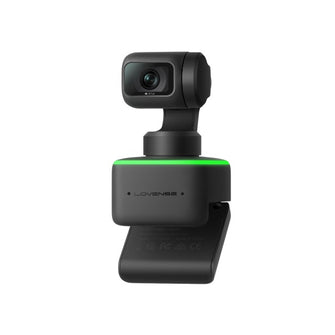 Webcam AI 4K Lovense, rezolutie ultra HD 4K, streaming live simplificat, imagine clara detalii bine definite, dimensiune 63 x 35 x 45 mm, greutate 106 grame, culoare negru cu verde