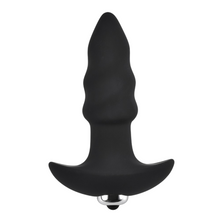 Plug anal LOVING JOY Dart Vibrating Butt Plug, cu vibrator bullet detașabil, 7 funcții de vibrație, lungime 8 cm, negru