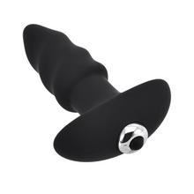 Plug anal LOVING JOY Dart Vibrating Butt Plug, cu vibrator bullet detașabil, 7 funcții de vibrație, lungime 8 cm, negru