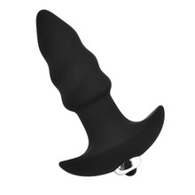 Plug anal LOVING JOY Dart Vibrating Butt Plug, cu vibrator bullet detașabil, 7 funcții de vibrație, lungime 8 cm, negru