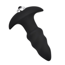 Plug anal LOVING JOY Dart Vibrating Butt Plug, cu vibrator bullet detașabil, 7 funcții de vibrație, lungime 8 cm, negru