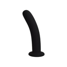 Dildo LOVING JOY 6” DILDO, curbat pentru stimularea punctului G, bază cu ventuză pentru fixare, lungime 16 cm, negru(N11511)