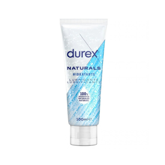 Lubrifiant Durex Natural Hidratante, albastru, pe baza de apa, 100 ml