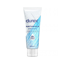Pachet pentru cupluri: Prezervative Durex Natural Regular Fit, 54 mm, 12 buc + Lubrifiant pe bază de apă Durex Natural Hidratante, 100 ml