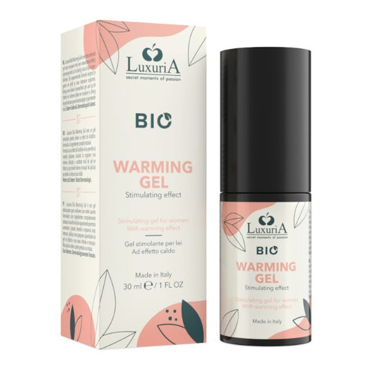 Gel LUXURIA - Bio Warming Gel, pentru stimulare cu efect de incalzire, 30 ml