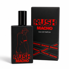 Apă de parfum MACHO RUSH, pentru bărbați, cu note de lămâie, salvie și ambră neagră, 30 ml