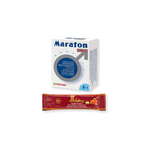 Pachet pentru bărbați: Capsule afrodisiace MARATON FORTE, 4 buc + Supliment alimentar cu miere DIBLONG Power Honey, 10g, 1 plic