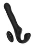 Vibrator dublu MINA Surge Remote, strap-on fără ham, control prin telecomandă, 3 funcții de penetrare automată, 23.8 cm, negru