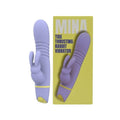 Vibrator rabbit LovingJoy MINA TIDE, din silicon, cu funcție de penetrare, 5 funcții de vibrație, rezistent la apă, culoare mov(N12560)