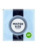 Prezervativ ultra-subțire MISTER SIZE 47, lubrifiat și rezistent, diametru 47 mm, 1 bucată